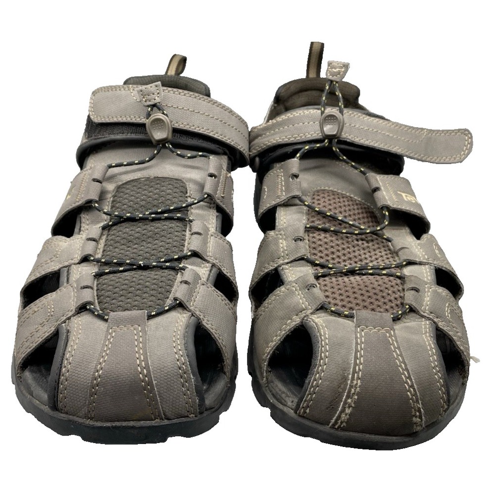 Teva Fisherman Sandals Men's Brown Shock Pad Strappy‎ outdoor fishing Size 11 M